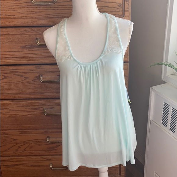 Pip & Vine Other - New Pip & Vine Maternity Blue pajama tank shorts sleep set XL Pregnancy Lace